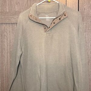 GAP Men's Zip-Up Gray Sweater